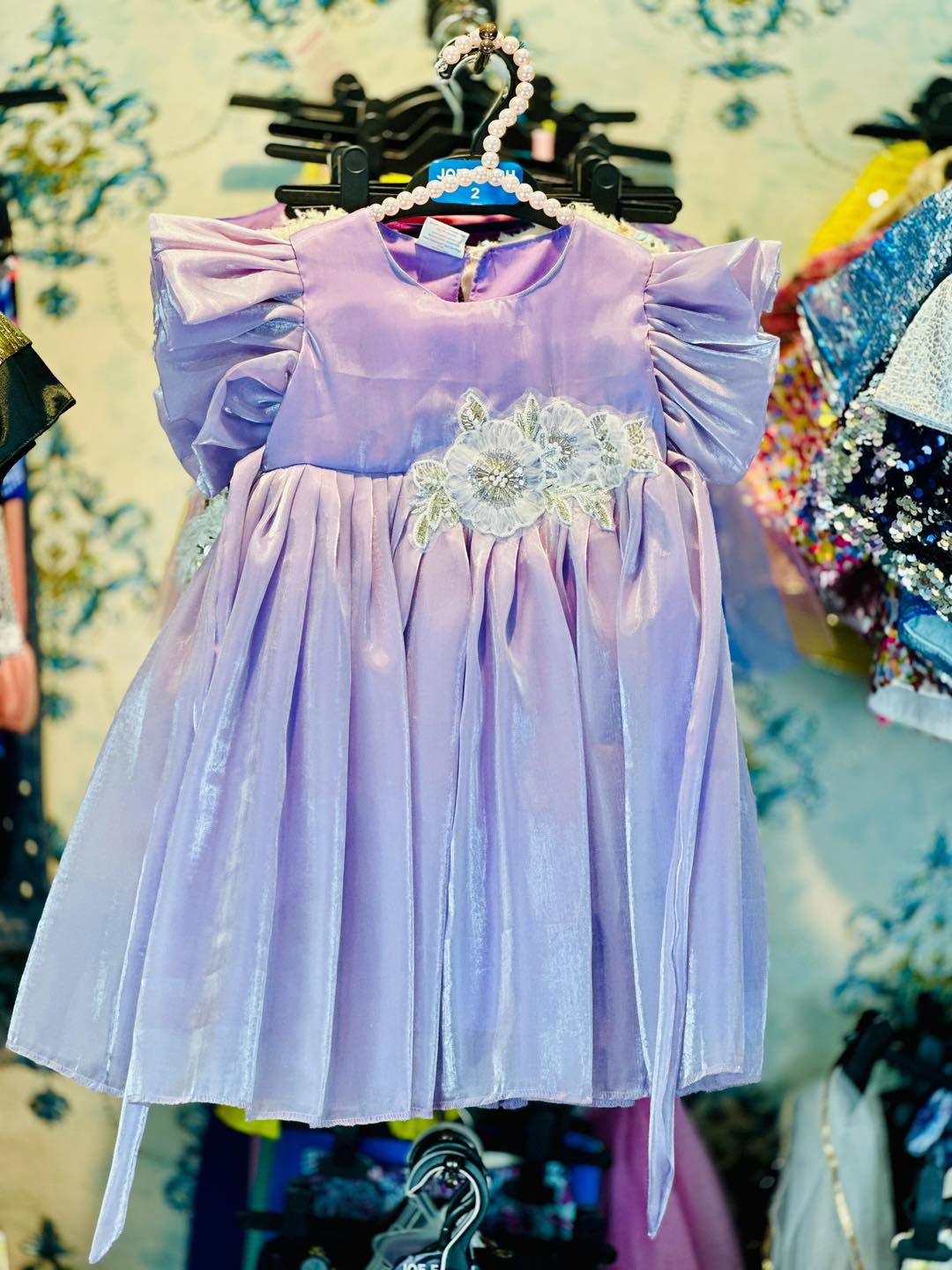 Purple Jimi Chu Frock — ছবি 1 — Kids Clothing (2-12 Years)