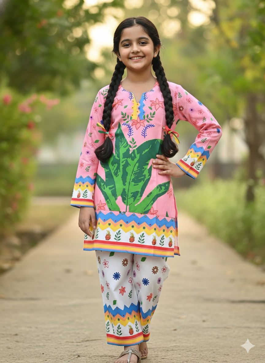 Pakistani Kamiz Dragon Fruit - Eid Collection Collection