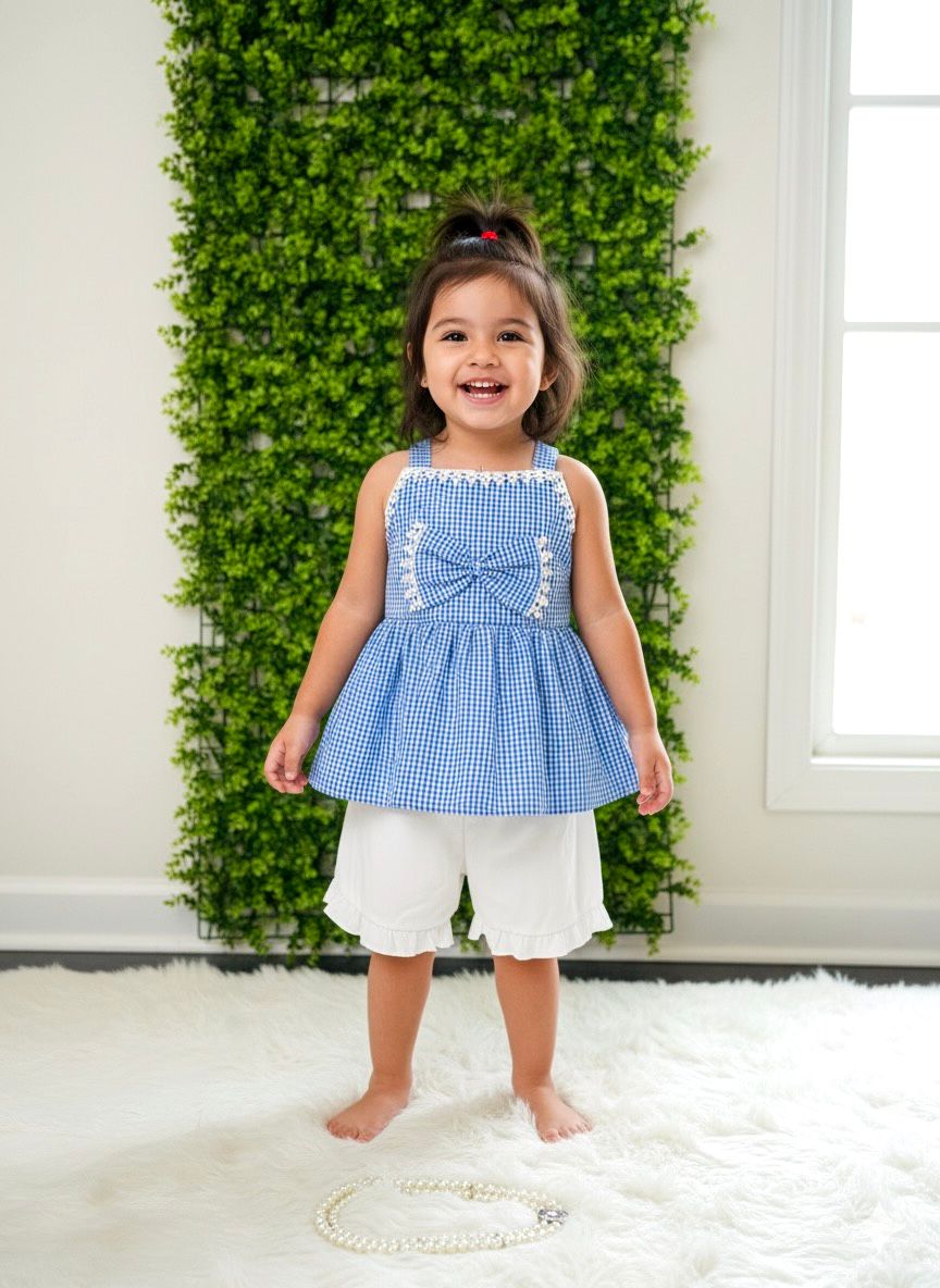 Check Dress With Bandana — ছবি 2
