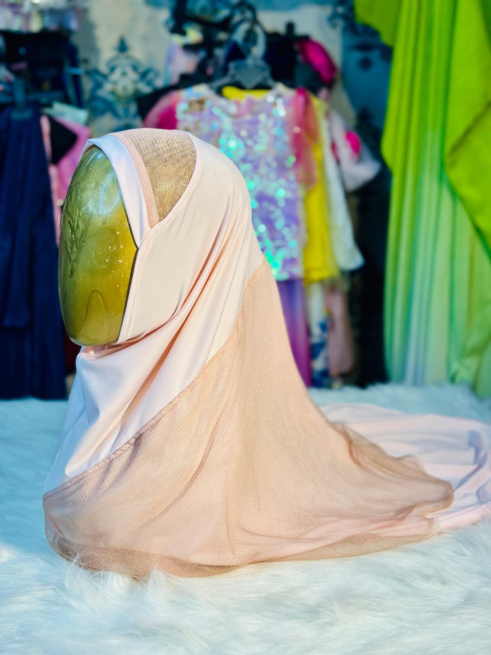Two-Part Shimmer Kids Hijab - Party Collection — ছবি 2