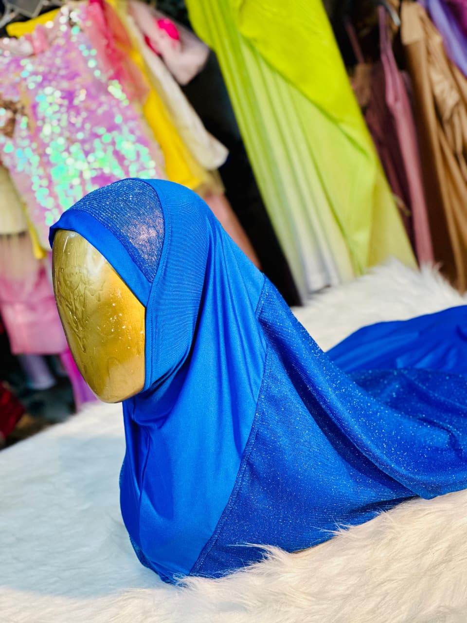 Two-Part Shimmer Kids Hijab - Party Collection - GIRLS