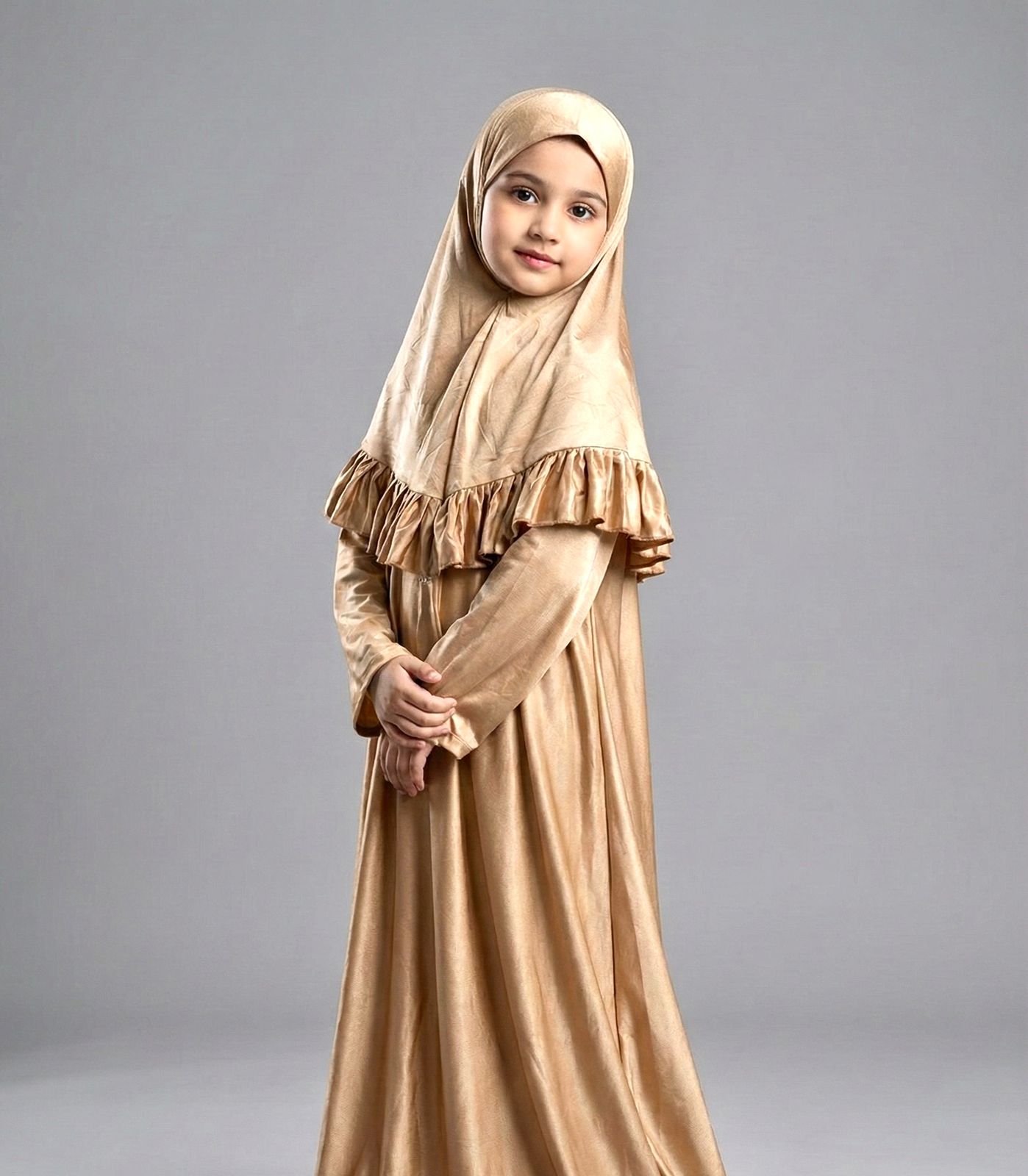 Golden - Burkha +Hijab Collection - Abaya