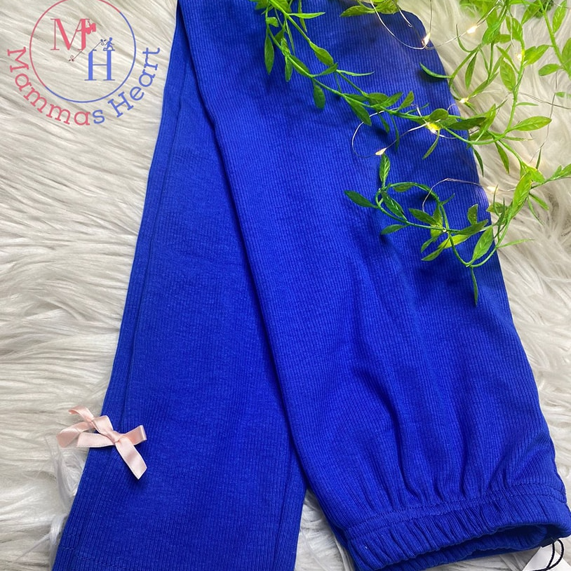 Cotton Blue Leggings - Leggings Collection - Bell Bottoms