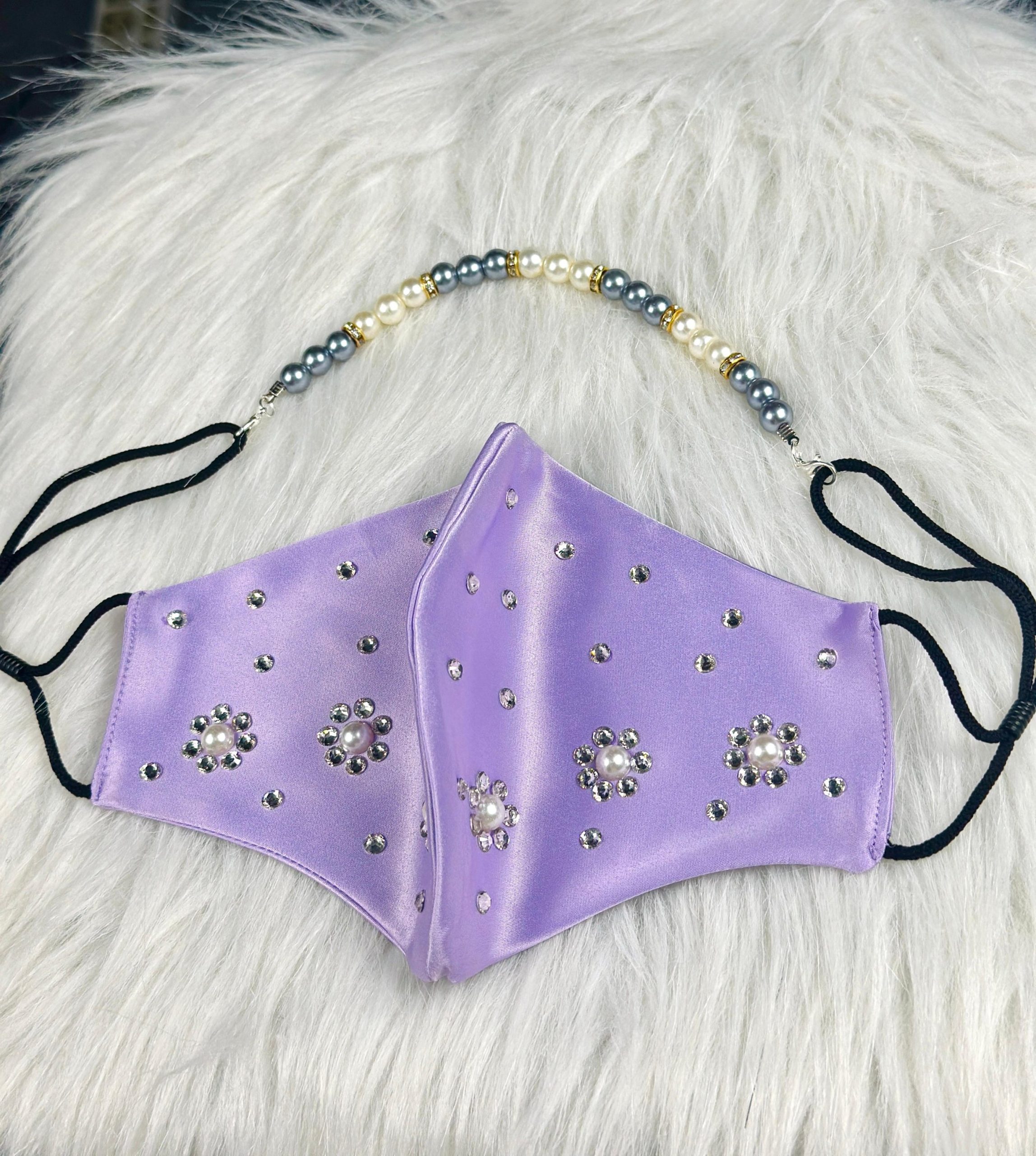 High Quality Pearl Mask Holder Chain Strap — ছবি 31