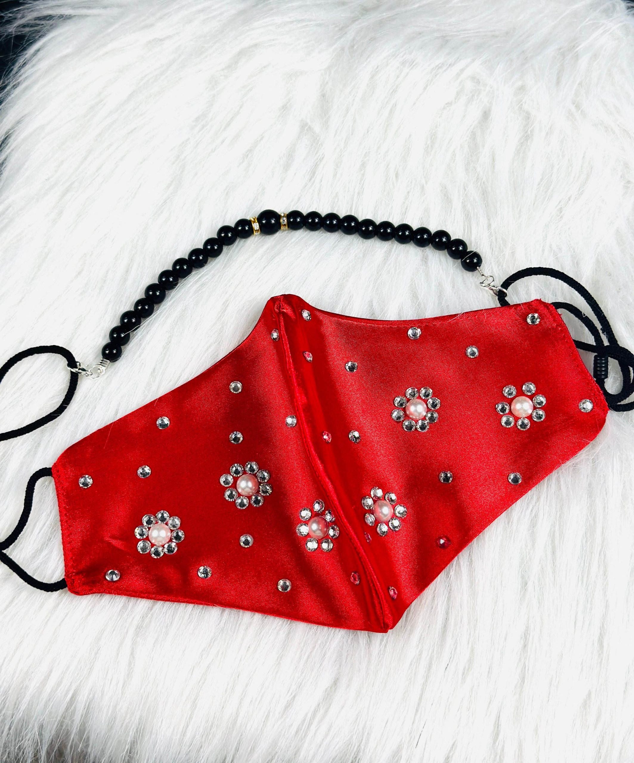 High Quality Pearl Mask Holder Chain Strap — ছবি 33