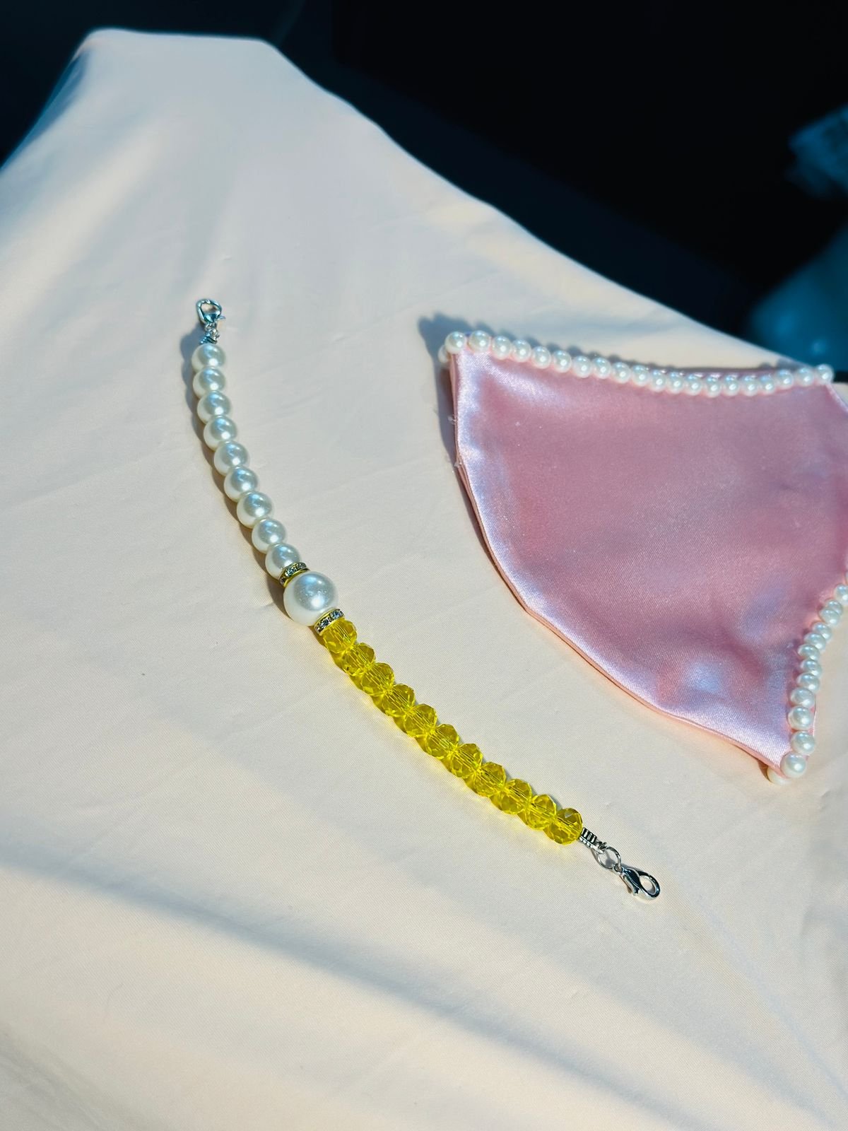 High Quality Pearl Mask Holder Chain Strap — ছবি 12