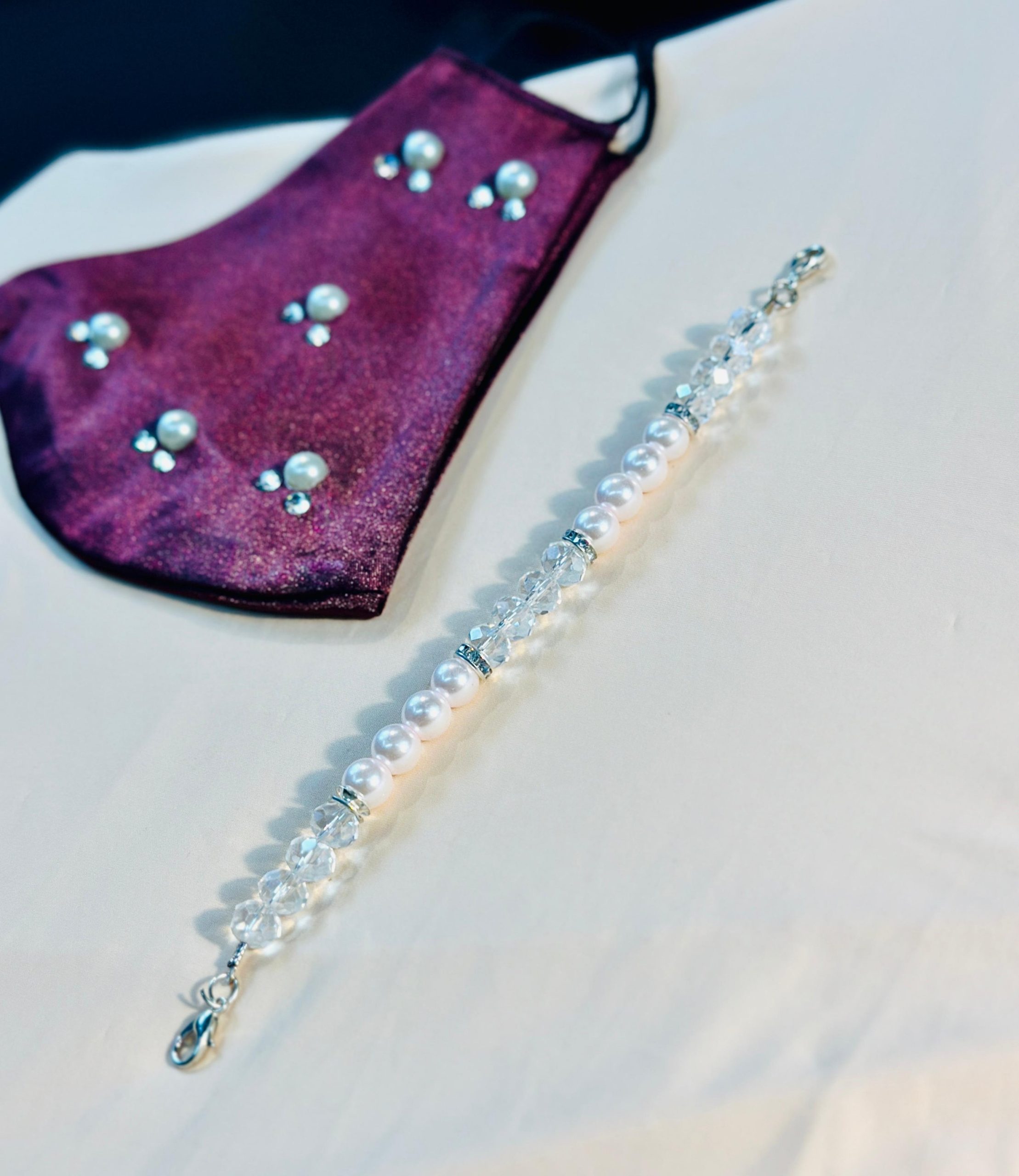 High Quality Pearl Mask Holder Chain Strap — ছবি 36