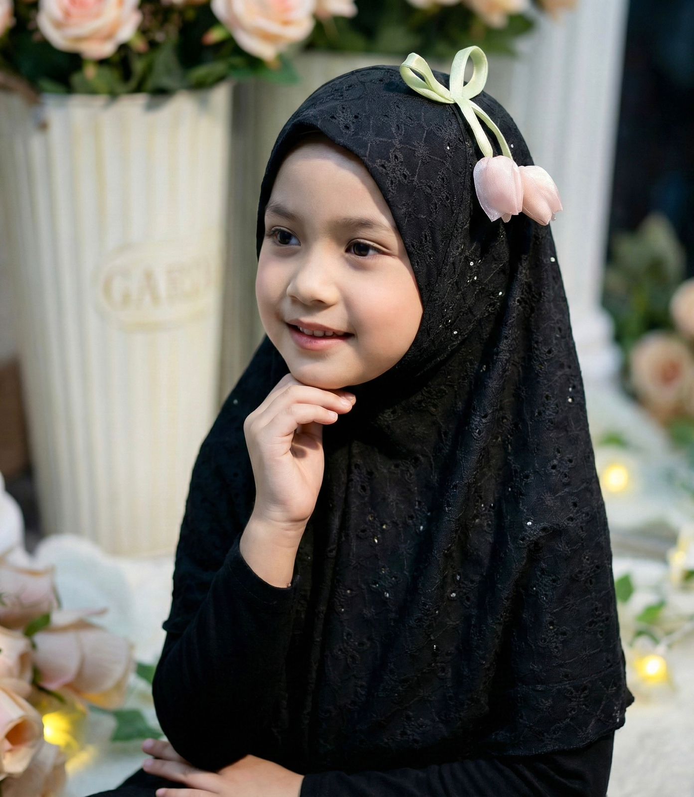 Indian Chicken Curry Fabric Hijab For Kids