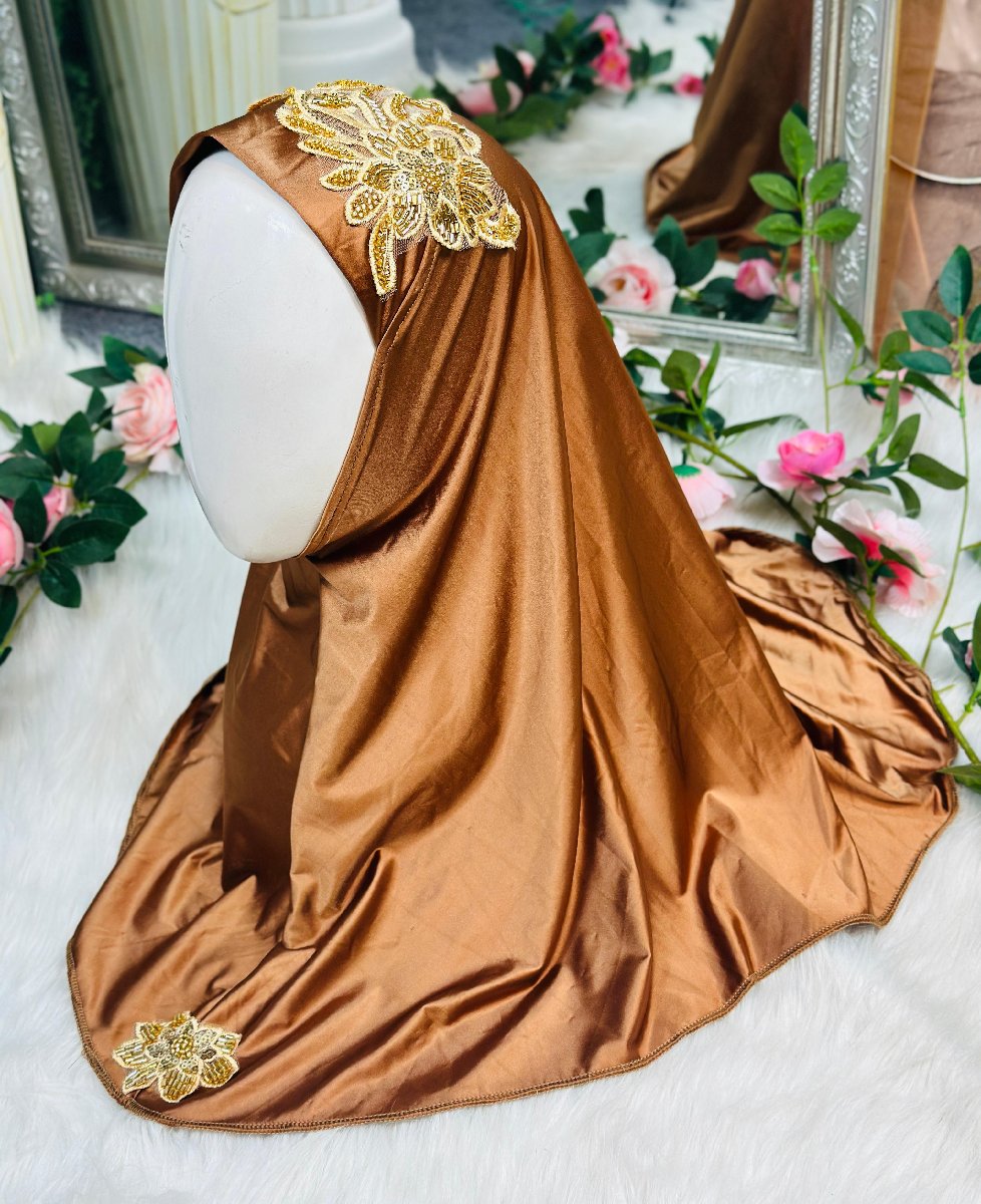 Copper Golden Premium Eid Hijab