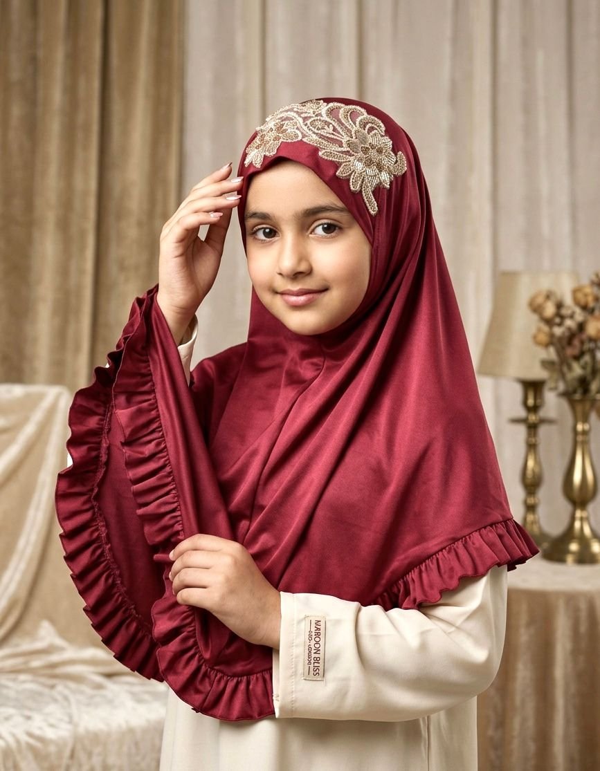 Deep Red New Hijab