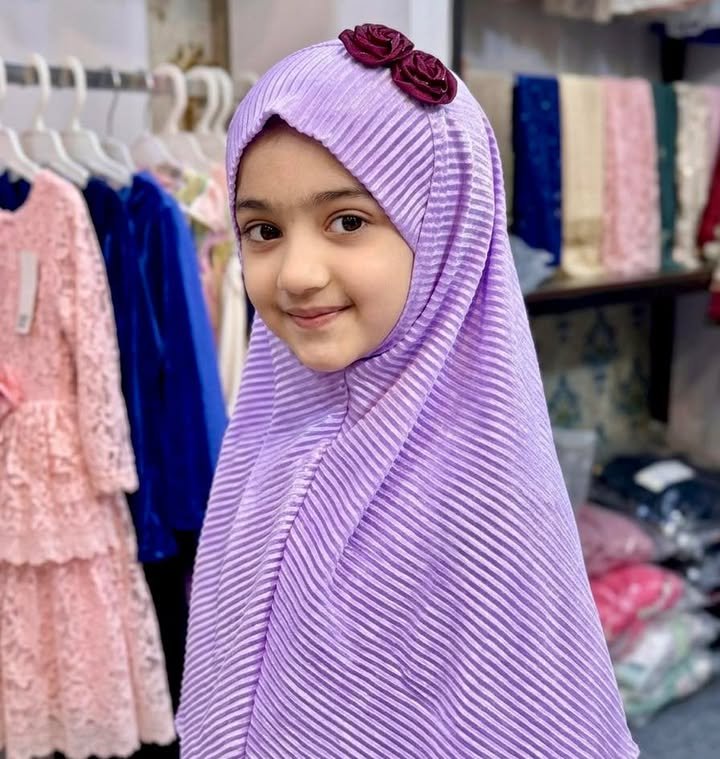 New Crep Light Purple Hijab