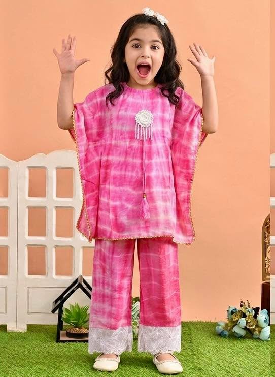 Pink New Kaftan 2 Pc Set — ছবি 3