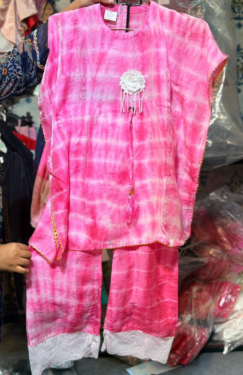 Pink New Kaftan 2 Pc Set — ছবি 2