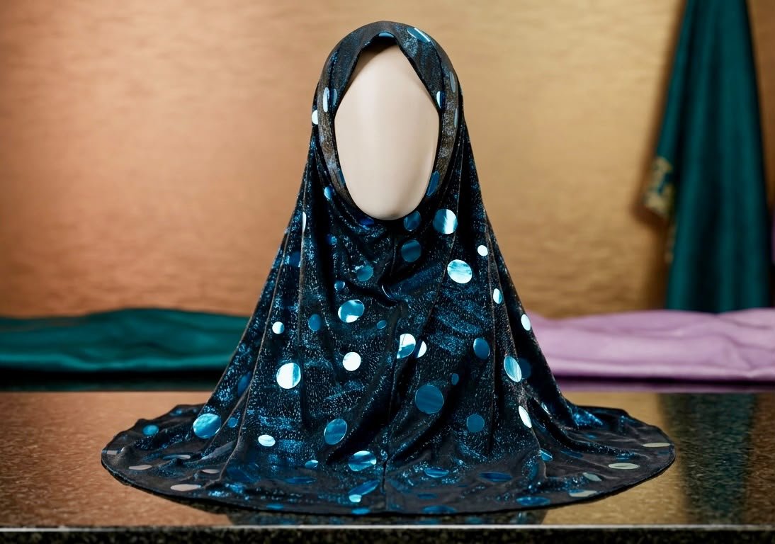 Black Ball New Hijab - Casual Wear