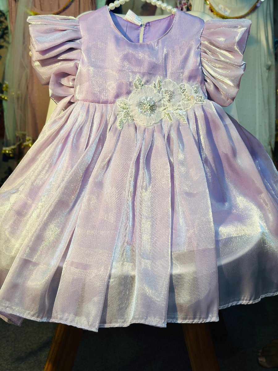 Purple Jimi Chu Frock — ছবি 2