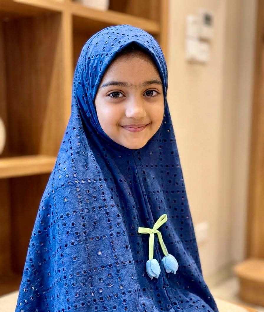Chicken Kari Navy Blue Hijab - Casual Wear