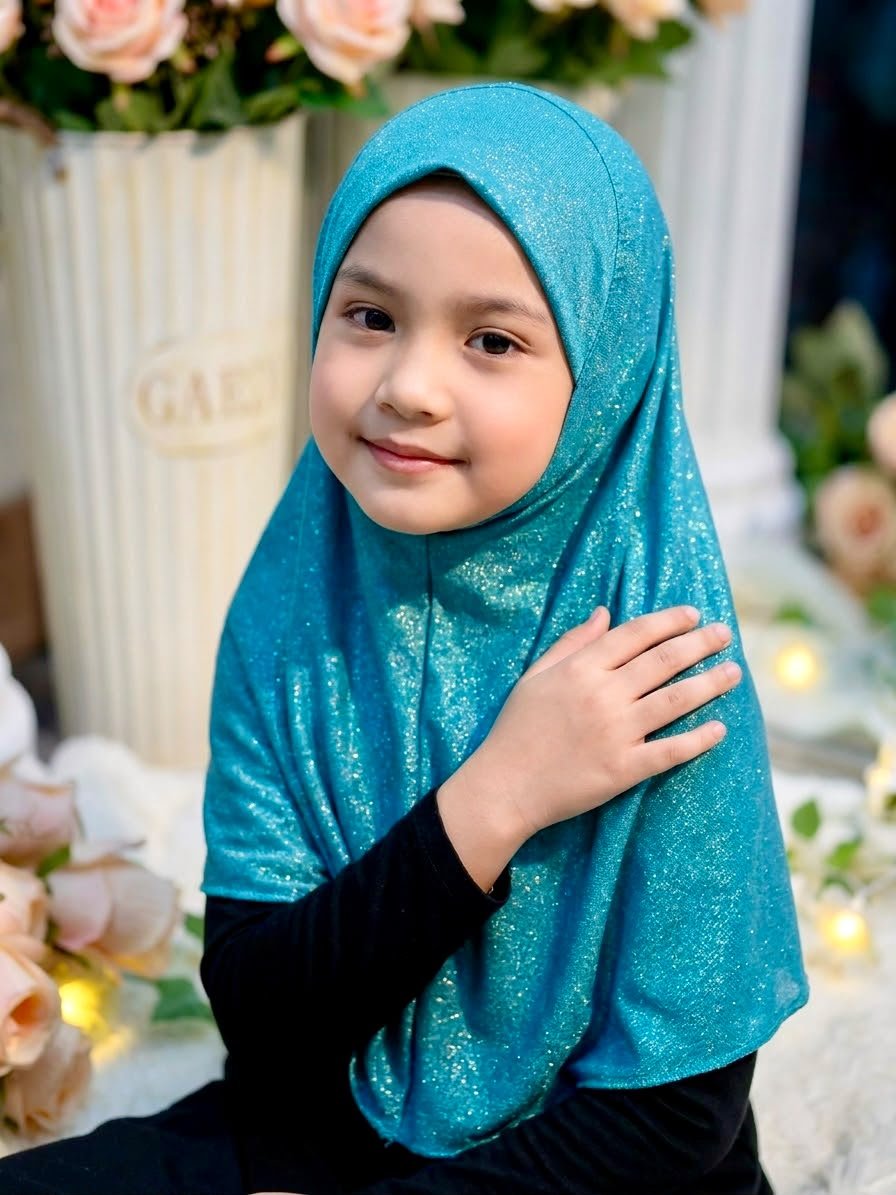 Glossy Paste Eid Hijab — ছবি 2