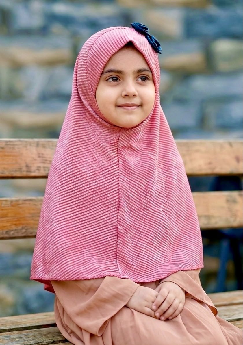 New Crep Candy Pink Hijab — ছবি 2