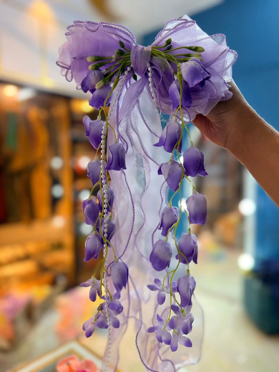 Gajra Purple Hair Band — ছবি 1 — Casual Wear
