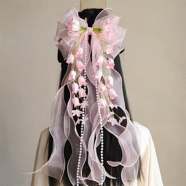 Gajra Pink Long Hair Band — ছবি 1 — Casual Wear