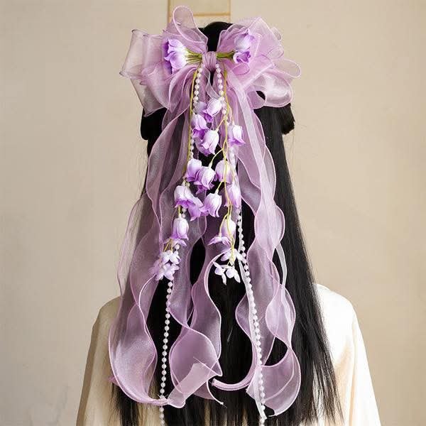 Gajra Purple Hair Band — ছবি 2