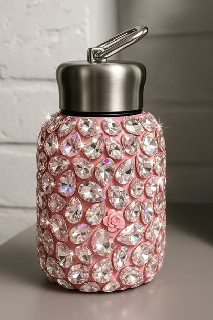 Pink Crystal Stone Thermal Bottle — ছবি 1 — Eid Collection