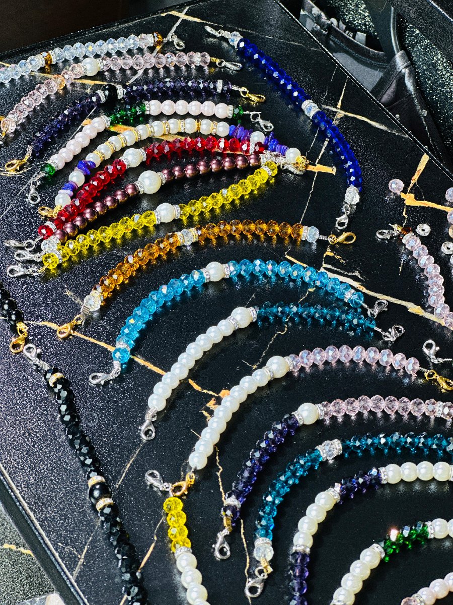 High Quality Pearl Mask Holder Chain Strap — ছবি 7