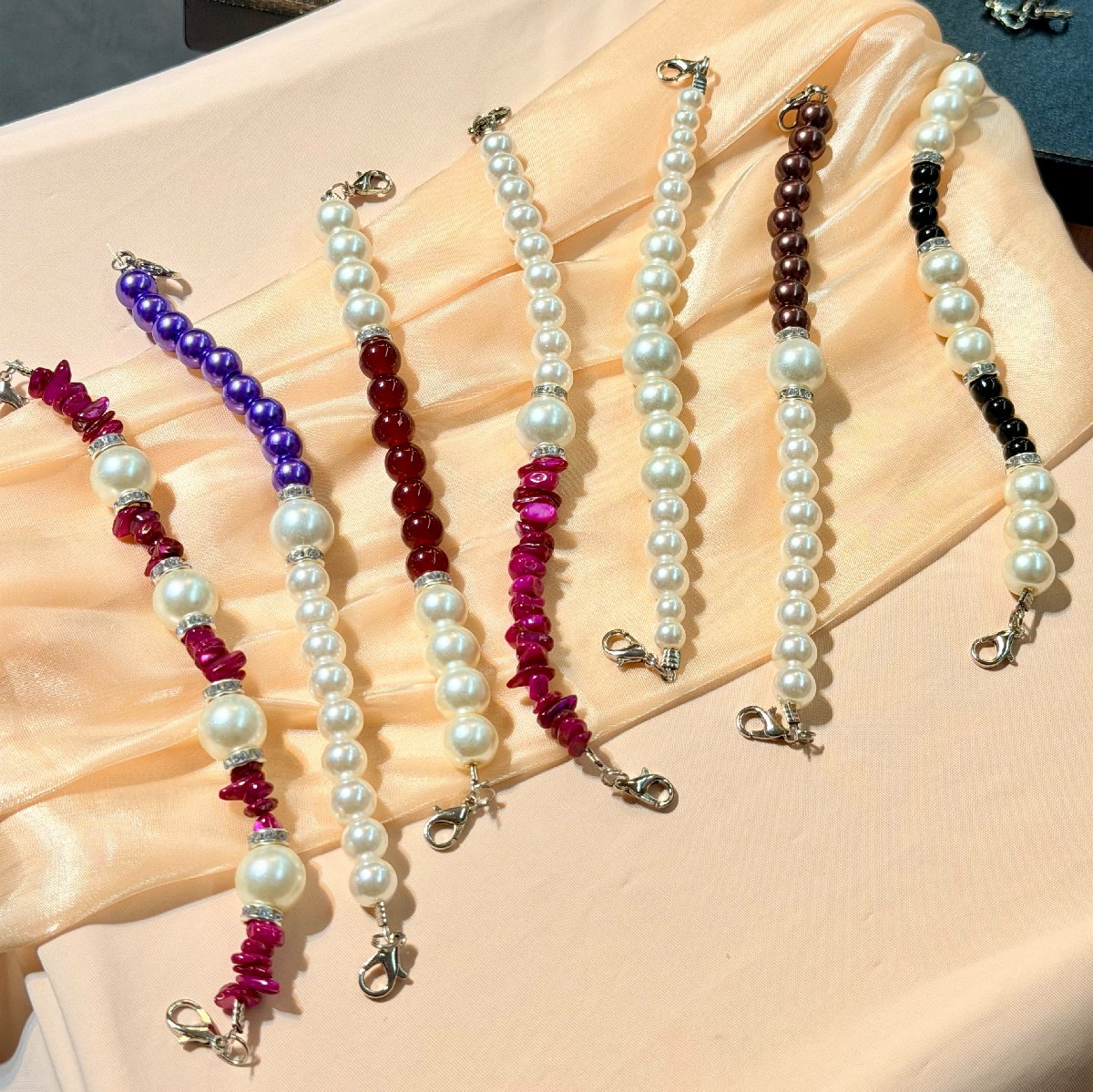 High Quality Pearl Mask Holder Chain Strap — ছবি 2